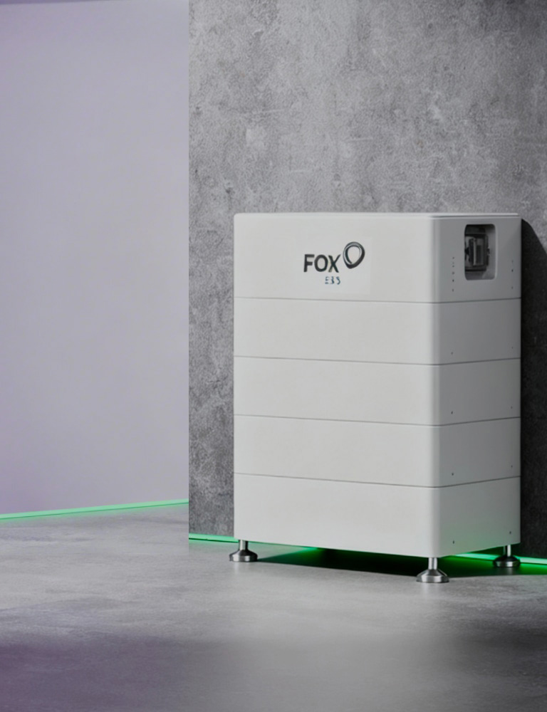 Fox ESS CQ7 home battery — IP65-rated for indoor or outdoor installation