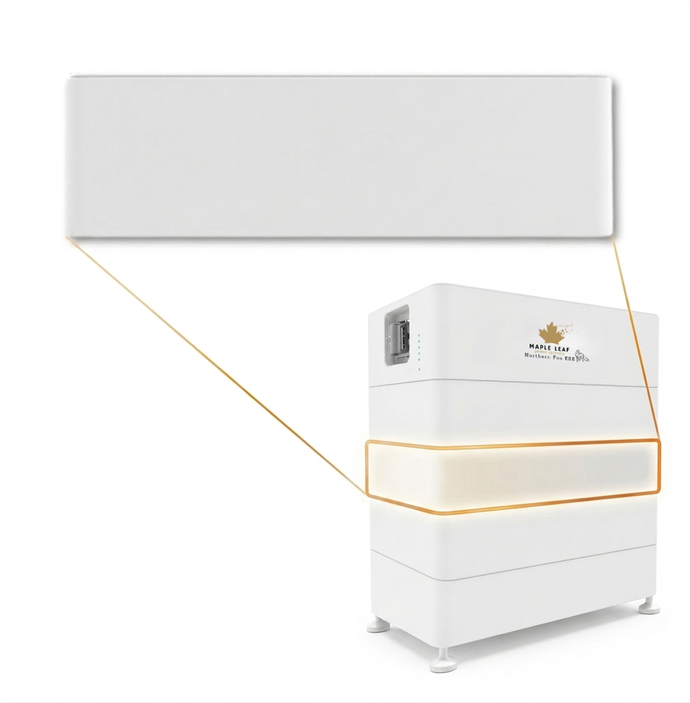 Fox ESS CQ7 modular design — each 7.02 kWh battery module stacks in series