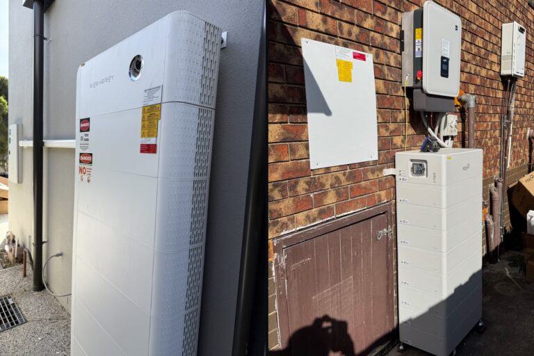 Sigenergy SigenStor and Fox ESS home battery systems installed by E3 Energy on Melbourne homes